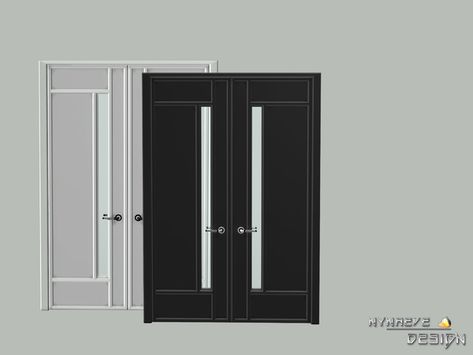 NynaeveDesign's Altara Double Door Sims 4 Cc Doors Patreon, Sims 4 Cc Furniture Living Rooms, Mod Furniture, Die Sims 4, Sims 4 Cc, Sims 4 Clutter, The Sims 4 Pc, Sims 4 House Building, Play Sims