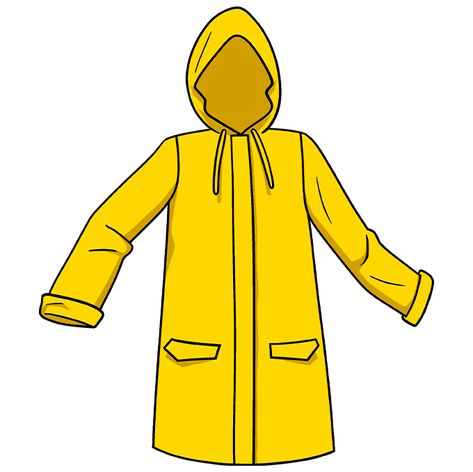 Raincoat Drawing, Autumn Art Ideas For Kids, Autumn Art Ideas, Autumn Vector, Spider Drawing, Jacket Drawing, Popular Cartoon Characters, Castle Drawing, Fall Drawings