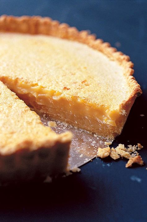 Nigel Slater Recipe: Lemon Tart Scottish Desserts, Lemon Tart Recipe, Beverage Ideas, Lemon Cakes, Pinterest Food, Nigel Slater, Lemon Tart, Cuban Recipes, Sweet Pie