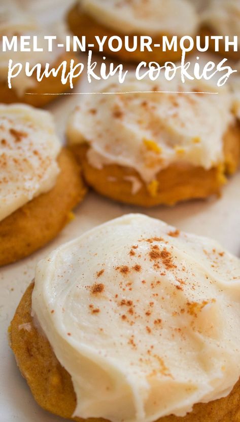 Pumpkin Cookies With Maple Icing, Melt-in-your-mouth Pumpkin Cookies, Cake Pumpkin Cookies, Pumpkin Cookies Fluffy, Pumpkin Oatmeal Cookies With Cinnamon Cream Cheese Frosting, Cookies Using Pumpkin Pie Filling, Easy Pumpkin Cookies Simple, Pumpkin Cookies No Egg, Pumpkin Crackle Cookies