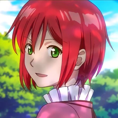 Snow White With The Red Hair Shirayuki, Shirayuki Icon, White Red Hair, Anime Snow, Snow White With Red Hair, Black Lagoon Anime, Anime Red Hair, Shirayuki Hime, Akagami No Shirayuki