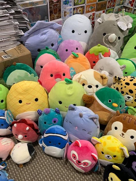 Squishmellow Aesthetic, Squishmallows Aesthetic, Cute Squishies, Kawaii Plush, Kawaii Plushies, Cute Pillows, Cuddly Toy, Cute Stuffed Animals, Indie Kids