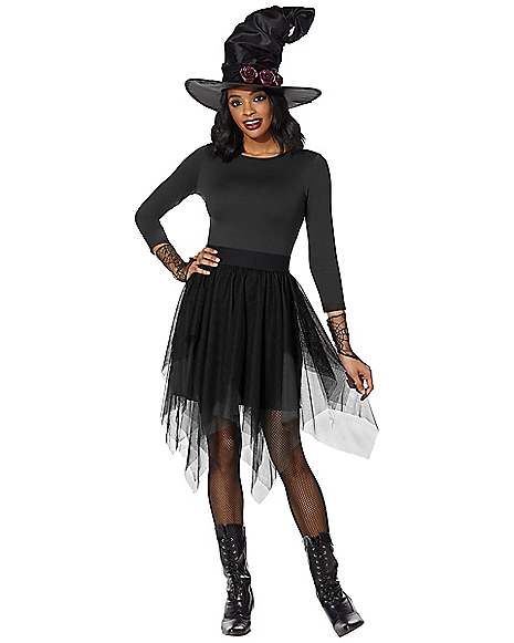 Jagged Edge Skirt - Spirithalloween.com Witches Costumes For Women, Stranger Things Costume, Jagged Edge, Tulle Skirt Black, Lightweight Skirt, Masks Diy, Games Diy, Halloween Recipe, All Black Fashion