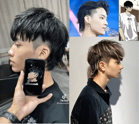 Jay Joe Haircut, Jayjo Mullet Hairstyle Mens, Mullet Hairstyle Anime, Jayjo Haircut Boy, Jay Jo Haircut In Real Life, Anime Mullet Hair, Jay Jo Mullet Haircut, Jay Jo Mullet, Jay Jo Haircut