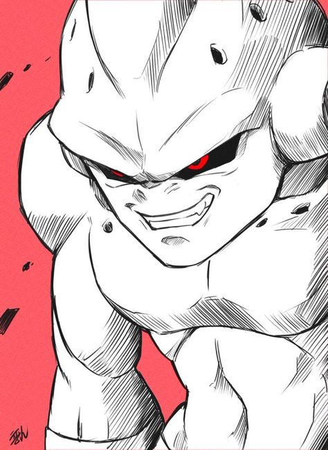 Kid Boo, Buu Dbz, Kid Buu, Dbz Drawings, Image Dbz, Majin Buu, Ball Drawing, Dragon Ball Painting, Dragon Ball Art Goku