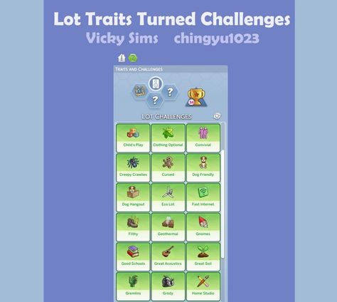 Lot Traits Turned Challenges | Patreon The Sims 4 Lots, Sims 3 Mods, Sims 4 Traits, Sims 4 Game Mods, Sims 4 Expansions, Sims 4 Gameplay, Fast Internet, Sims 4 Mods Clothes, Sims 4 Game