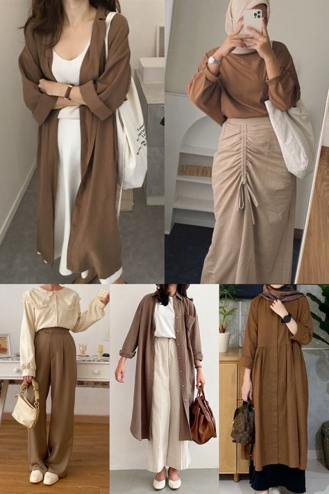 Mix And Match Outfits Hijab Casual, Mix And Match Outfits Hijab, Muslimah Outfit, Muslim Fashion Hijab Outfits, Fashion Top Outfits, Hijabi Outfits Casual, Modesty Fashion, Everyday Fashion Outfits, Muslim Fashion Outfits