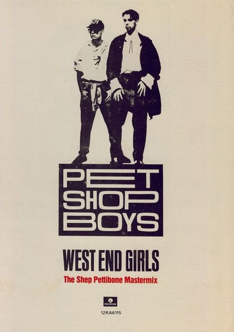 . West End Girls, Chris Lowe, Boys Posters, Girls Magazine, Pet Shop Boys, Girl Posters, Music History, Band Posters, West End