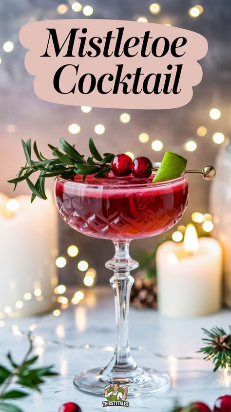 "Discover the perfect Mistletoe Cocktail Recipe for your holiday  celebrations! This delightful Mistletoe Martini combines festive flavors,  making it one of the best Christmas cocktails to impress your guests. Ideal  for Christmas parties, this Christmas Martini is a must-try among Christmas  martini recipes. Celebrate the season with this holiday drink that embodies  the spirit of festive drinks. Cheers to unforgettable moments with this  exquisite Christmas cocktail!" Mistletoe Kiss Cocktail, Holiday Cocktails Christmas Champagne, Best Martini Recipe Cocktails, Mistletoe Drink, Christmas Martini Holiday Drinks, Mistletoe Cocktail, Nutcracker Cocktail, Christmas Champagne Cocktails, Mistletoe Martini Recipe