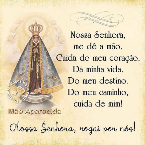 Paula Henrique Arquitetura🇧🇷 no Instagram: “Nossa Senhora Aparecida, rogai por nós! 🙏💙🙏💙🙏” Jesus And Mary Pictures, No Instagram, The Internet, Place Card Holders, Jesus, Internet, Things To Sell, Quotes, On Instagram