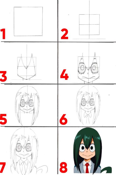 Anime Drawing For Beginners, Learn To Draw Anime, Anime Drawings For Beginners, Anime Face Drawing, Anime Drawing Sketches, Drawing Tutorial Face, Easy Drawing Tutorial, Manga Drawing Tutorials, Sketches Tutorial