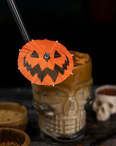 SHOP ALL | Lively Ghosts Summerween Party, Cocktail Umbrella, Drink Umbrellas, Party Decor Ideas, Cocktail Umbrellas, Tiki Cocktails, Black Umbrella, Tiki Party, Halloween Drinks