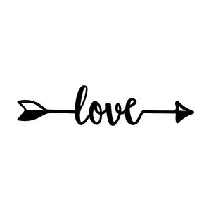 Arrow Silhouette, Tattoo Store, Heartbeat Tattoo, Love Arrow, 심플한 그림, Arrow Tattoo, Word Love, Photo Background Images, Dessin Adorable