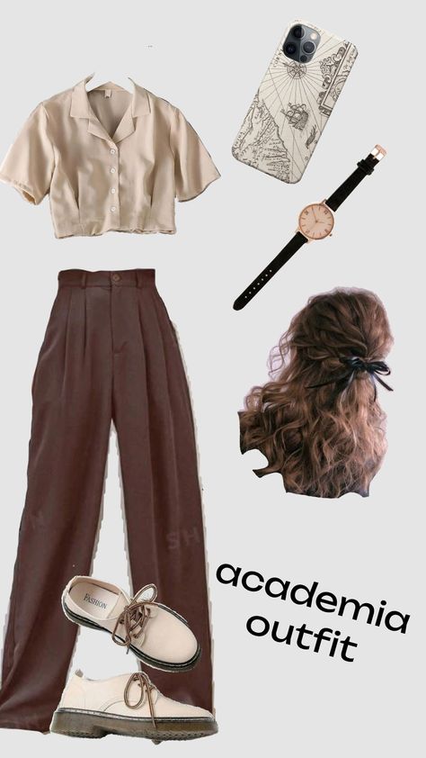 #academia Dark Academia Aesthetic Summer, Outfit Ideas Academia, Cozy Academia Outfit, Academia Aesthetic Summer, Summer Academia Outfits, Kelsey Core, Academia Aesthetic Outfit Summer, Dark Academia Summer Outfit, Academia Summer Outfit