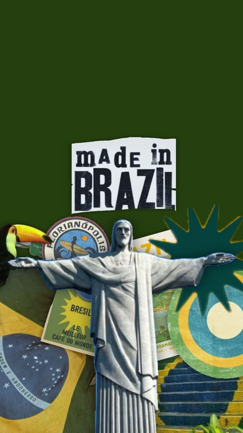 Brazil Travel Poster, Brasil Aesthetic Art, Brazil Christmas, Samba Brazil, Brazil Wallpaper, Brazil Vibes, Christian Aesthetics, Brazil Core, Teen Ministry