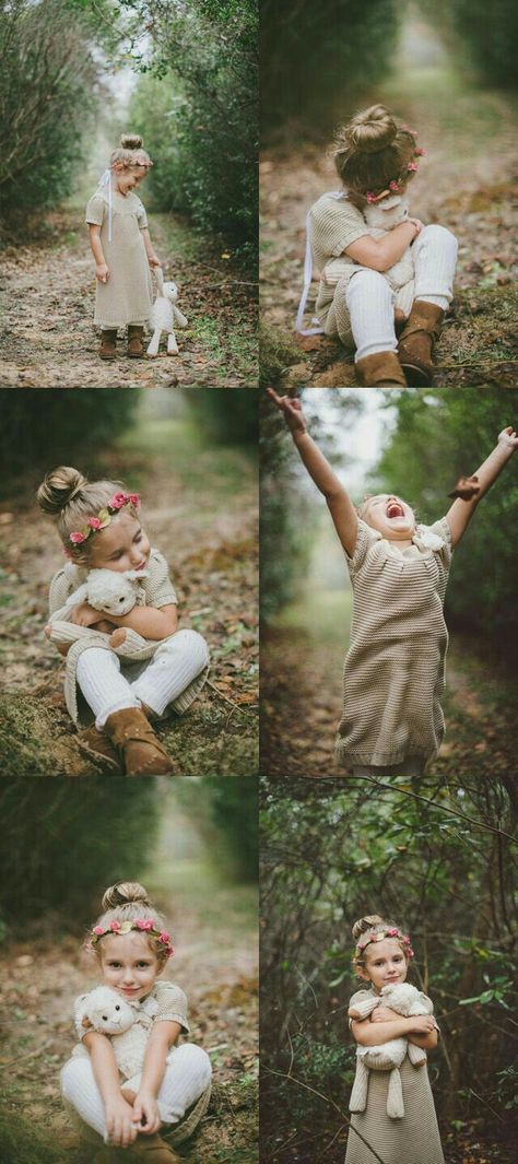 Outdoor Picture Props, Three Year Old Pictures, Photography Poses For Children, Kids Photoshoot Ideas Outdoors, Three Year Old Photo Shoot, Kids Poses For Pictures, Photography In Woods, Kids Portrait Ideas, Kids Picture Ideas