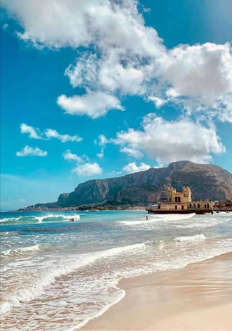 Palermo Beach, Mondello Beach, Sicily Travel, Aeolian Islands, Palermo Sicily, Italy Trip, Sicily Italy, Palermo, Italy Travel