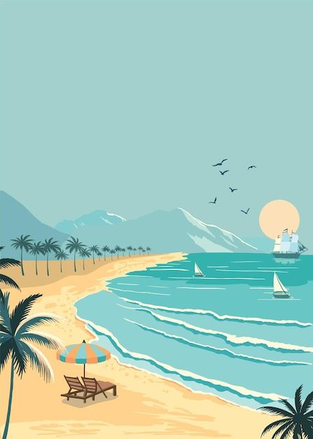 Beach Background, Cool Art Drawings, Page Design, Graphic Resources, Digital Design, Cool Art, Art Drawings, Drawings, Canvas