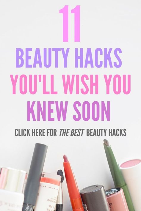 DIY beauty hacks that work are hard to come by. In my experience, beauty hacks are either complicated or so so obvious that you wonder why you paid attention at all. If you're ready for simple beauty hacks that you'll actually use, pay attention. In this post you'll find easy beauty hacks for skincare, hair, makeup, and even perfume. If you're ready for some beauty hacks that will help you with your beauty routine, this is the post for you Beauty Kit, Lazy Girl, Diy Beauty Hacks, Puffy Eyes, Fake Eyelashes, Simple Beauty, How To Apply Makeup, Beauty Treatments, Beauty Secrets