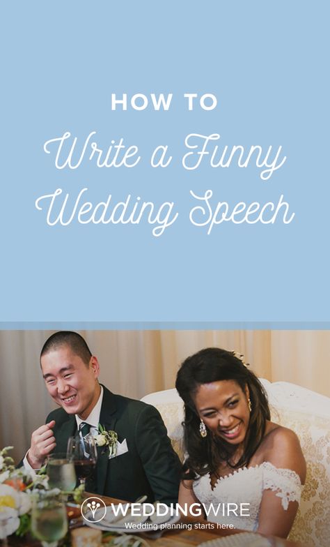 How to Write a Funny Wedding Speech - You don't have to be a comedian to make a hilarious wedding speech. Check out 14 tips that will help you write and make a funny wedding speech on @weddingwire!  {Dawn E. Rosco e Photography} Congratulations Speech, Father Of Bride Speech, Wedding Rules, Funny Wedding Speeches, Wedding Toast Samples, Best Man Wedding Speeches, Best Wedding Speeches, Bride Speech, Funny Speeches