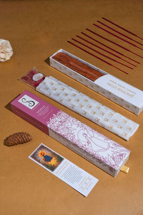 Incense Photography, Agarbatti Packaging, Incense Packaging, Indian Incense, Luxury Packaging Design, Packaging Ideas Business, Brand Presentation, Print Design Art, Photography Advertising