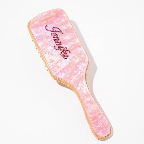 Amazon.com : Custom Rhinestone Name Hair Brush Personalized gifts Natural Wooden Bamboo Brush (Wet/Curly/Thick/Dry & Damaged Hair) - Women & Men Hair Styling Tool Jewelry Gifts : Beauty & Personal Care Bamboo Brush, Teased Hair, Hair Smooth, Dry Damaged Hair, Xmas Ideas, Jewelry Images, Beauty Lover, Smooth Hair, All Hair Types