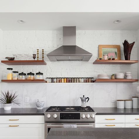 Walnut Floating Shelf, Walnut Floating Shelves, Kitchen Floating Shelves, Long Floating Shelves, Floating Shelf Decor, Floating Shelves Kitchen, White Floating Shelves, Floating Shelves Bathroom, Rustic Floating Shelves