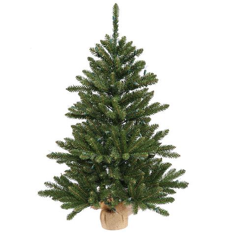 Vickerman Anoka Pine Artificial Christmas Tree with Warm White LED Lights Short Christmas Tree, Walmart Christmas Tree, Christmas Tree With Burlap, Christmas Tree Bedding, Walmart Christmas, Unlit Christmas Trees, Faux Christmas Trees, Burlap Christmas Tree, Christmas Tree Sale