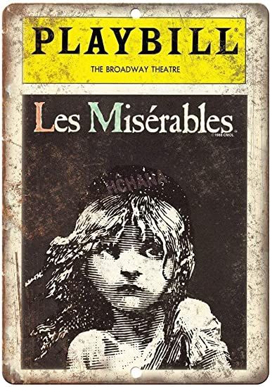 Les Miserables Victor Hugo, Broadway Playbills, Art Ideas For School, Newspaper Ads, Painting Metal, Broadway Theatre, The Theatre, S Aesthetic, Les Miserables