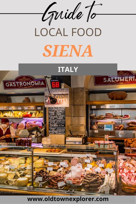 We're traveling full-time and spent two weeks in Siena, Italy. We've put together a list with pictures of the local food in Siena, Italy. Verona Italy Food, Things To Do In Siena Italy, Italy Restaurant Food, Italy Siena, Siena Italy Restaurants, Where To Eat In Siena Italy, Italy Cooking Class, Florence Food, Italy Restaurant