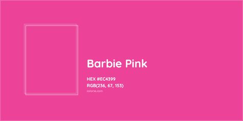 About Barbie Pink Color - Color codes, similar colors and paints Barbie Pink Hex Code, Barbie Paint Colors, Barbie Color Palette Code, Barbie Pink Pantone, Barbie Pink Palette, Barbie Pallete Color, Barbie Pink Paint Color, Barbie Pink Color Palette, Barbie Color Palette