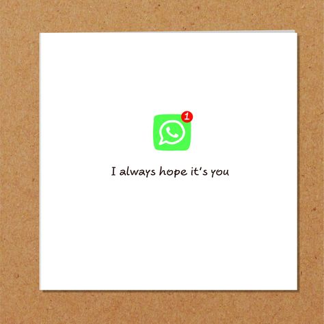 Whatsapp Valentines Day Card Birthday Card Love You App - Etsy UK You're My Favourite Notification, I Love You Whatsapp Chats, Whatsapp Notification, Message Notification, Whatsapp Message, Valentines Day Card, Girlfriend Boyfriend, Husband Love, Card Birthday