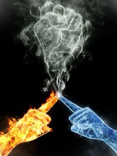 fire and water in love - Google Search  "Let's make some steam" Fire N Ice, Twin Flame Art, Flame Art, Twin Souls, Twin Flame Love, Soul Connection, Fire Art, Fire Signs, Arte Fantasy