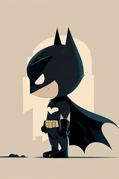 Kid Batman Print in a minimalist style, perfect for DC Kids Room Wall Art. Adorable and child-friendly depiction of Batman. Vibrant colors and high-quality print make it a standout piece. Ideal for decorating a nursery or playroom. Adds a touch of excitement and imagination to your child's space. Batman Kids Rooms, Batman Kids Room, Star Wars Stormtrooper Art, Stormtrooper Art, Batman Bedroom, Boy Room Themes, Batman Cartoon, Star Wars Wall Art, Batman Theme