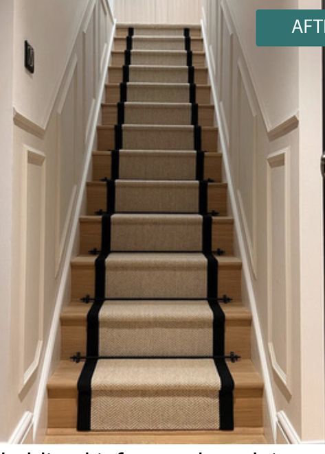 Narrow Enclosed Staircase Ideas, Narrow Staircase Ideas, Enclosed Staircase Ideas, Enclosed Staircase, Staircase Carpet Runner, Stairs And Hallway Ideas, Stairs Cladding, Carpet Staircase, Victorian Hallway