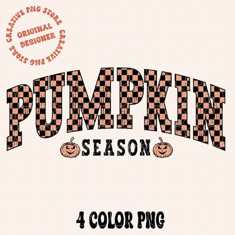 Sublimation Designs Fall, Varsity Design, Fall Graphics, Vintage Pumpkin, Stationery Packaging, Png Vintage, Pumpkin Season, Fall Png, Pumpkin Seasoning