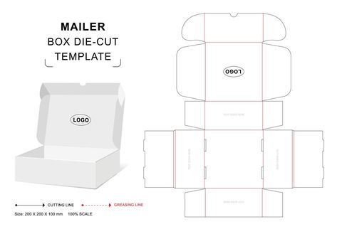 Die Cut Boxes, Burger Box, Paper Box Diy, Food Box Packaging, Paper Box Template, Graphic Design Infographic, Handmade Packaging, Mailer Box, Food Box