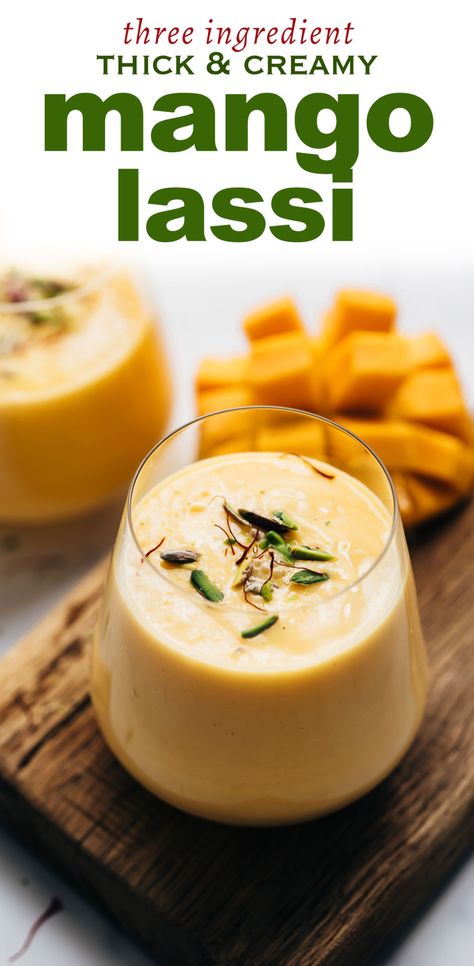 Mango Puree Recipe, Smoothie Milkshake, Mango Lassi Recipe, Peach Mango Smoothie, Mango Lassi Recipes, Lassi Recipe, Apricot Smoothie, Banana Apple Smoothie, Indian Mango