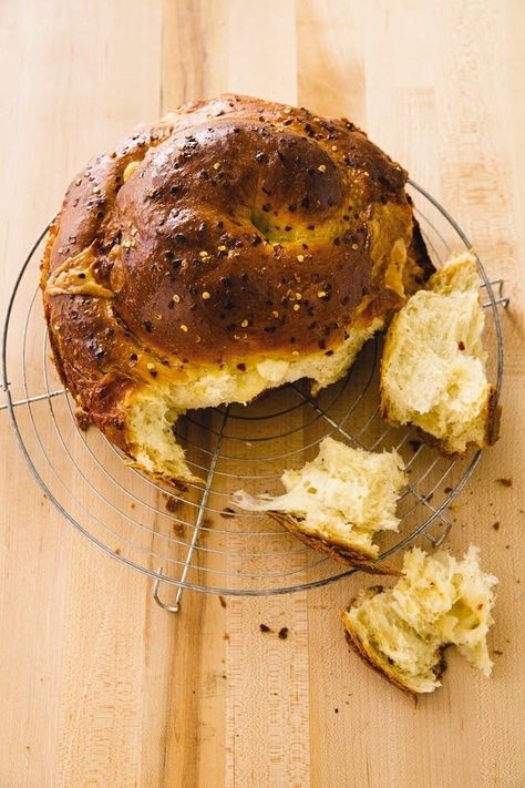 Spicy Cheese Bread, Snack Bread, Cooks Country Recipes, Donut Toppings, Cheesy Snack, Cookie Toppings, Spicy Cheese, America's Test Kitchen Recipes, Bread Snacks