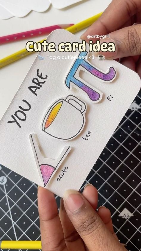 Check more at https://howcandothis.com/diyideas/30999/ Cute Diy Gift For Best Friend, Gifting Ideas For Best Friend, Diy Cute Birthday Gifts, Gift Card Ideas For Best Friend, Diy B Day Cards, Gifts To Give To Your Best Friend, Cards Ideas For Best Friend, Birthday Cute Gift Ideas, Art Ideas For Friends