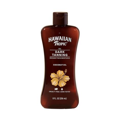 Hawaiian Tropic Dark Tanning Oil, 8oz | Moisturizing Body Oil, Tan Enhancer, Cocoa Butter Oil, Co... | Amazon (US) Hawaiian Tropic Tanning Oil, My Hygiene, Oral Hygiene Products, Outdoor Tanning, Beach Vacation Essentials, Glow Up Ideas, Moisturizing Body Oil, Beach Basket, In My 20s