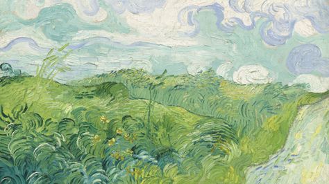 Environmental Art: what it is, examples and artists - Iberdrola Post Modern Art Paintings, Artist Van Gogh, Gogh Paintings, Vincent Willem Van Gogh, Green Wheat, Michael Angelo, Landscapes Paintings, Vincent Van Gogh Art, Vincent Van Gogh Paintings