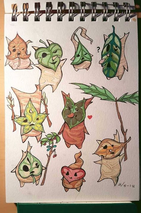 Koroks Botw Art, Koroks Botw, Wind Waker Tattoo, Loz Drawing, Link Wind Waker, Wind Waker Art, Wind Waker Link, Korok Zelda, Legend Of Zelda Wind Waker