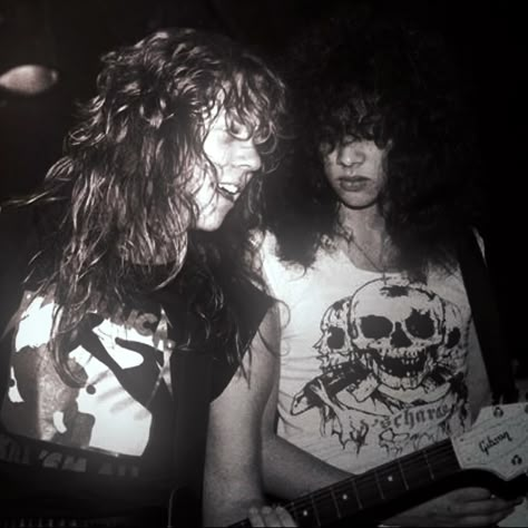 James And Kirk, Kirk And James, James Kirk, Kirk Metallica, Kirk Hammet, Metallica Band, Metal Musicians, Cliff Burton, Dave Mustaine