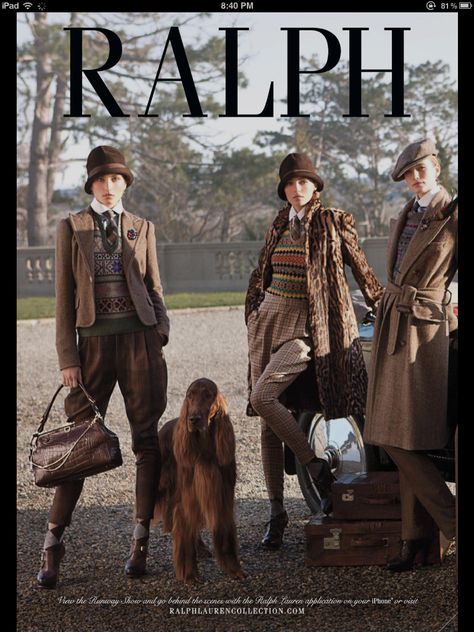 Old Ralph Lauren, English Country Fashion, Ralph Lauren Ads, Ralph Lauren Aesthetic, British Country Style, Ralph Lauren Looks, Ralph Lauren Womens Clothing, Country Fashion, Ralph Lauren Style