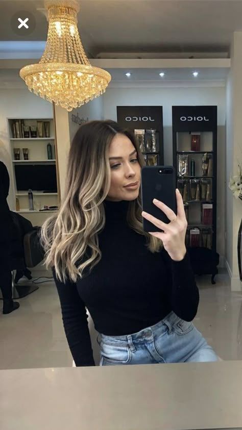 Κούρεμα Bob, Ombre Hair Blonde, Hollywood Hair, Brunette Hair With Highlights, Gorgeous Hair Color, Balayage Hair Dark, Long Hair Color, Ash Blonde Hair, Brown Hair Balayage