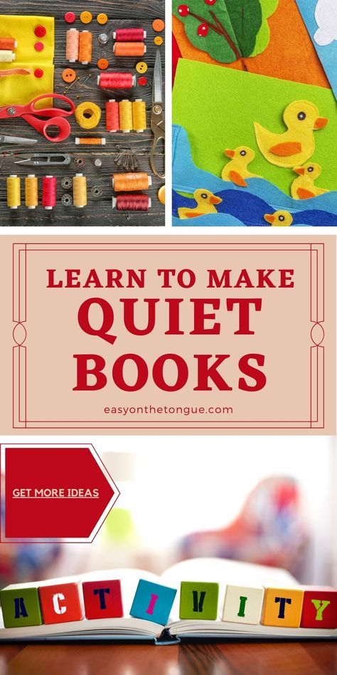 Diy Quiet Book, Quiet Book Tutorial, Diy Busy Books, Quiet Book Templates, Book Guide, Diy Quiet Books, Baby Quiet Book, Craft Templates, Busy Books