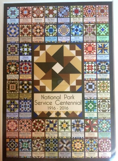 National Park Quilt, National Park Quilt Blocks, Reproduction Quilts, Quilts Blocks, Painted Barn Quilts, Barn Quilt Designs, Barn Quilt Patterns, Bozeman Montana, American Quilt