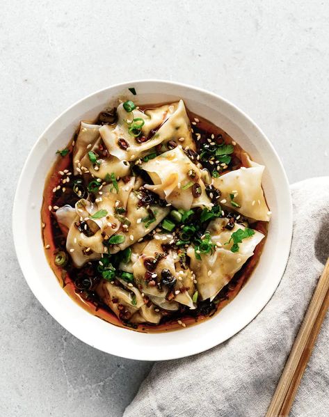 19 of The Best Tofu Recipes - Purewow Tofu Wontons, Best Tofu Recipes, Best Tofu, Wonton Recipes, Wontons, Tofu Recipes, Dumplings, Pasta Recipes, Asian Recipes