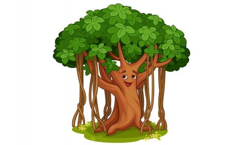 Cute banyan tree cartoon illustration | Free Vector #Freepik #freevector #tree #nature #cartoon #forest Tree Cartoon Images, Tree Drawing For Kids, Farm Cartoon, Tree Cartoon, Graphic Design Portfolio Cover, Cartoon Trees, Preschool Arts And Crafts, Tree Images, Animal Crafts For Kids